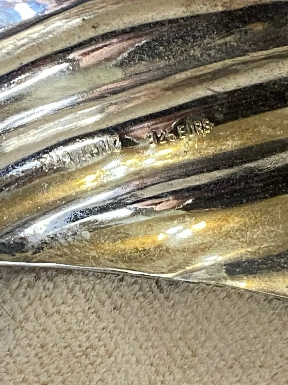 Sterling Silver Cuff Bracelet 925 Thailand